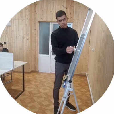 David teaching web programming